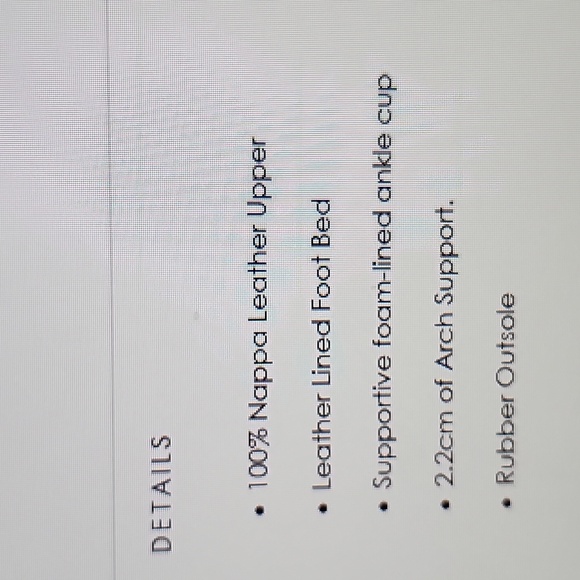 - Women's Secra Poppy Napa Leather Sandals Tan 8.5 M - Picture 5 of 6